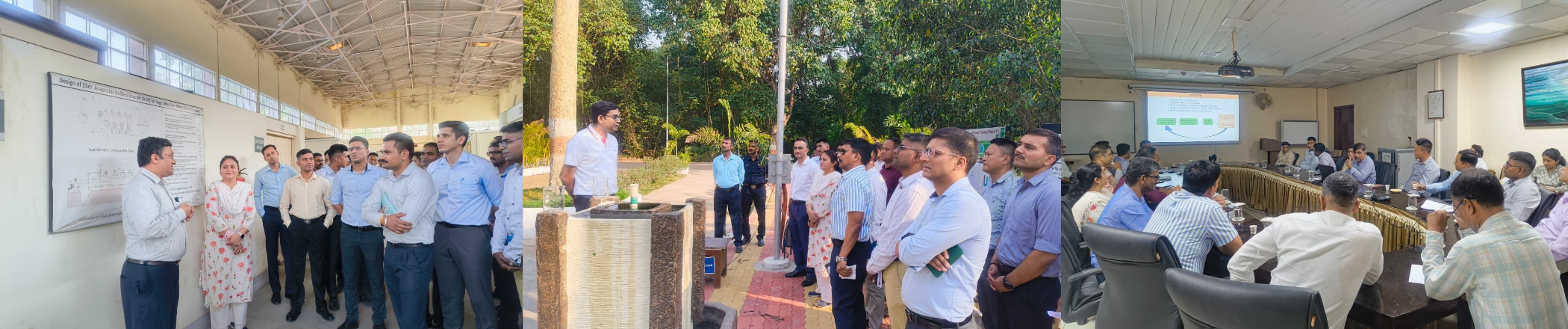 राष्ट्रीय आपदा मोचन बल (एनडीआरए) अकादमी के 21 वरिष्ठ अधिकारियों के समूह ने रासायनिक, जैविक, रेडियोलॉजिकल एवं परमाणु  मूलभूत प्रशिक्षण मॉड्यूल के अंतर्गत अपने प्रशिक्षण के भाग के रूप में सीएसआईआर-नीरी में आयोजित क्षमता-विकास कार्यक्रम में सहभागिता की Image