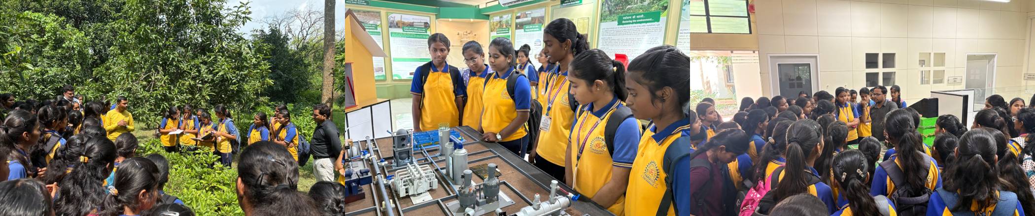 159 Students from Om Satyasai Junior College, Bhandara visit CSIR-NEERI under Jigyasa Project Image