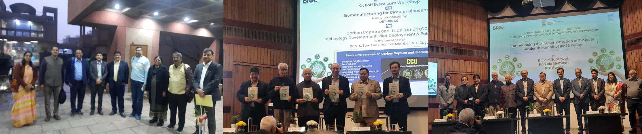 चक्रीय जैव अर्थव्यवस्था के लिए जैव विनिर्माण पर डीबीटी-बीआईआरएसी किकऑफ कार्यक्रम और कार्यशाला: कार्बन कैप्चर और उपयोग Image